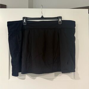 Croft & Barrow Swim Black Skirt